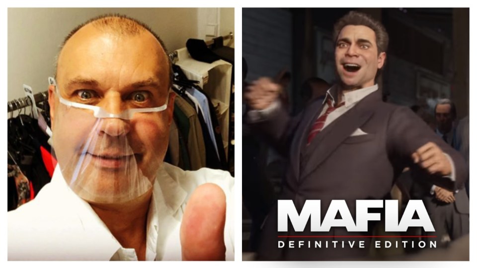 Petr Rychlý jako Paulie ve hře Mafia